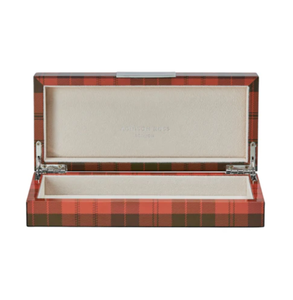 Nhat Minh Artisanat Laque Tartan Boîte Vietnam Ross Tartan Noir Montre Tartan Boîte Argent Bijoux Affichage pour Bonbons Stockage - Product Image 4