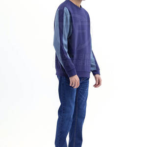 Sudaderas de hombre sólidas de algodón 100% de alta calidad, servicio OEM, estilo informal transpirable de secado rápido para invierno - Product Image 3