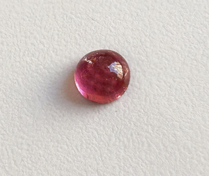 Rubellite พลอยสีแดงทรงกลมอัญมณีทรงหลวมทำจากหินทัวร์มาลีนธรรมชาติ - Product Image 1