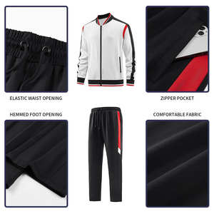 Tendencia personalizada ropa deportiva de invierno chándal con capucha blanco sólido 100% algodón polar manga larga secado rápido hombres 2025 - Product Image 1