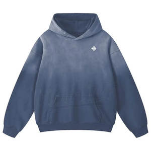 Sweat à capuche délavé à l'acide lourd de haute qualité 100% sweat à capuche en coton conception personnalisée unisexe sweats à capuche délavés à l'acide pour hommes - Product Image 3