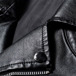 Chaqueta de cuero para hombre de último diseño con logotipo personalizado de manga larga a buen precio disponible para ropa informal chaqueta de cuero para hombre - Product Image 5