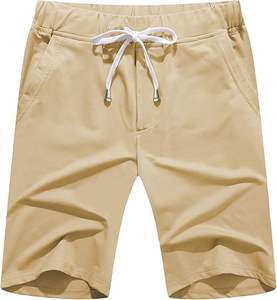 Pantalones Cortos Deportivos Personalizados de Felpa Francesa Lisa Vintage para Hombre - Product Image 5