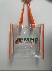 FAMU Florida A & M กระเป๋าผ้าใบปักลายมหาวิทยาลัยพร้อมดีไซน์เปิดเพื่อความสะดวกในการช้อปปิ้ง - Product Image 2