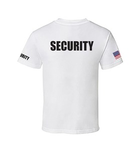 Camisa de uniforme de guardia de seguridad blanca de alta calidad, camiseta de seguridad de fábrica de nuevo estilo con logotipo personalizado de manga corta Unisex para verano - Product Image 2