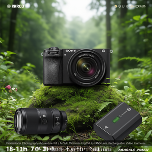 Professional Photography Adventure Kit APS-C Mirrorless <b>Digital</b> <b>Camera</b> 18-135mm 70-350mm G OSS Lens Rechargeable <b>Video</b> Cameras - Product Image 3