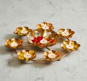 Latón decorativo Urli Diya para Diwali Festival Decoración para el hogar Artículo tradicional de Pooja para uso en el templo y regalos - Product Image 3