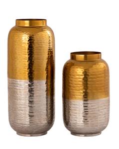 Elegante florero blanco de Metal con forma de cilindro para el hogar, sala de estar y boda, decoración de mesa, floreros - Product Image 6