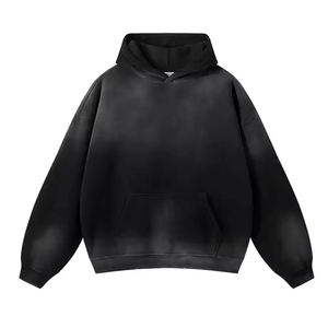 Sweat-shirts à capuche unisexes de haute qualité, 340 grammes, 100% coton, logo personnalisé, poids lourd, grandes tailles, hiver - Product Image 3