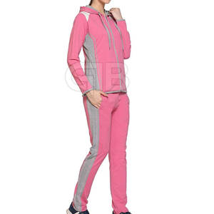 Survêtement 100% coton pour femme avec capuche Dernier design Respirant Couleur unie Saison d'automne du fabricant pakistanais - Product Image 4