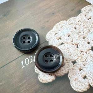 Botón Natural de Cuerno de Búfalo al por Mayor, Acabado en Blanco para Accesorios de Ropa, Alta Calidad - Product Image 4