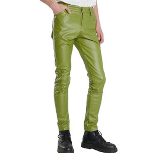 Pantalones Cortos Deportivos Personalizados de Alta Calidad para Hombre, de Cuero Genuino, Estilo Urbano, OEM, para Motociclismo, Transpirables, de Secado Rápido, Sólidos, para Gimnasio y Correr - Product Image 1