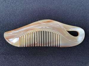 Color Natural acabado de alta calidad personalizado hecho a mano impermeable cuerno cristal peine arte coleccionable hecho Real cuerno de búfalo - Product Image 4