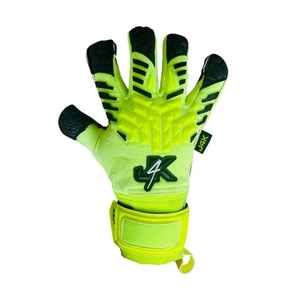 Gants de gardien de but en cuir de qualité supérieure personnalisables coupe personnalisée poignée en latex de football en gros - Product Image 3