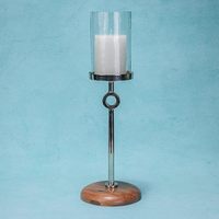 Bougeoir en métal en fer vintage pour la décoration de table à la maison, décoration de mariage rustique et arrangement d'éclairage romantique
