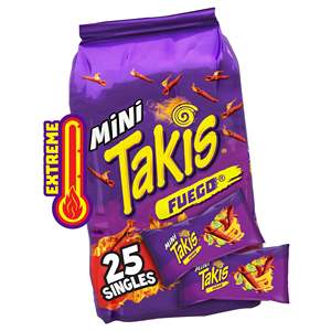 Takis Fuego Mini Bags 25 <b>Pack</b> 875g - Product Image 2