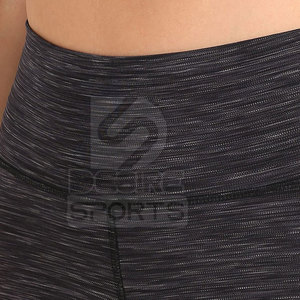 Leggings de yoga tricotés avec logo personnalisé, taille élastique, séchage rapide, respirants, écologiques, sans coutures, vente directe d'usine, vêtements de sport - Product Image 5