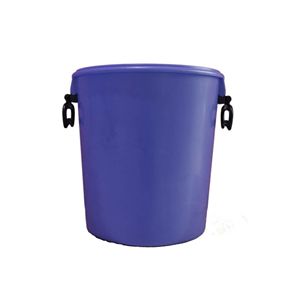 Cubos metálicos y compuestos de alta resistencia con asa y tapa para uso en exteriores, construcción y talleres agrícolas - Product Image 1