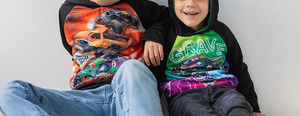 Wholesale Kid Clothing Manufacturer winter warm Sublimated Fleece Pullover <b>Hoodie</b> Toddler to Big Kid - Product Image 5