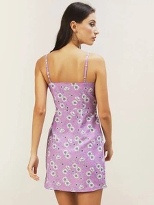 Indien tissé à la main bloc coton robe élégant imprimé fleuri femmes été tenue décontractée pour voyage confortable et confortable cadeau en vente - Product Image 2