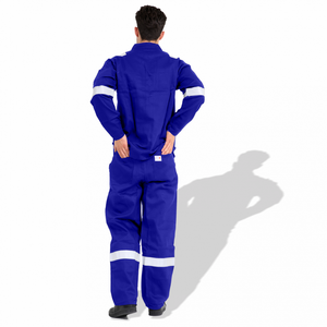 Wholesale Breathable Oil Gas Workwear Work <b>Overall</b> Uniform <b>Fireproof</b> Coverall Flame Fire Resistant Clothing Coverall - Product Image 3