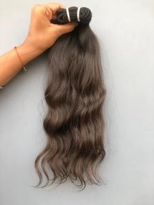 100% Raw sin procesar templo indio Natural marrón ondulado cutícula alineada máquina doble trama donante único mejor extensión de cabello humano - Product Image 5