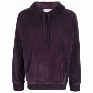 Sudaderas con Capucha de Terciopelo Bordadas Personalizadas para Hombre, Dos Bolsillos Delanteros, Suministro OEM, Técnica Lavada, Talla Grande, Transpirable, Verano - Product Image 6