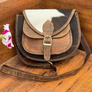 Nouveau sac à main en cuir de vachette véritable occidental élégant sac à bandoulière décontracté vente chaude en cuir véritable femmes bandoulière Cowgirl sacs à main - Product Image 3