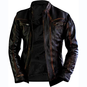 Chaquetas de Cuero para Hombre, Chaqueta de Cuero de Invierno para Hombre, Directamente de Fábrica - Product Image 1