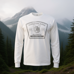 Hurricane Ridge Olympic National Park T-shirt à manches longues Washington Premium Apparel - Product Image 3