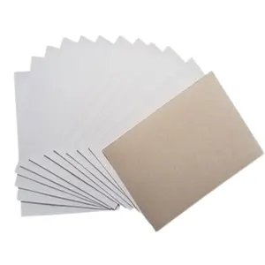 Fast Delivery Small White Box Anti-Curl Coated Duplex Paperboard For Gift Craft Made From Recycled Fiber Kaolinite Coating