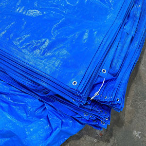 Bâche en PE bleue haute résistance, grande capacité, protection extérieure, options de couleur, options de taille pour le couvre-camion - Product Image 6