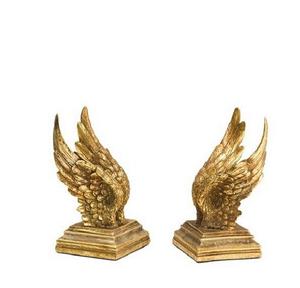 Sujetalibros clásico moderno Acabado dorado Aluminio Elegante Metal en forma de arco Organizador de escritorio Hogar Oficina Sujetalibros Decorativo para el hogar - Product Image 3