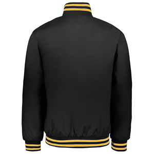 Chaqueta universitaria de béisbol bordada con cuello levantado para hombre de alta calidad personalizada, moda de invierno para estaciones frías - Product Image 2