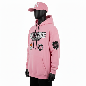 Vêtement d'extérieur d'hiver pour homme, en polaire respirant, léger, de haute qualité, couleur unie, taille plus, manches longues, broderie personnalisée - Product Image 4