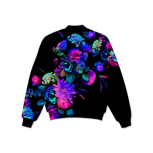 Blouson d'aviateur à fermeture éclair à sublimation imprimée en 3D sur toute la surface hommes femmes blouson d'aviateur léger en polyester unisexe - Product Image 2