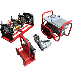 Machine de soudage par fusion à chaud pour tuyaux en plastique HDPE Polyfusion 40-160MM, 3.35KW 220V - Product Image 1