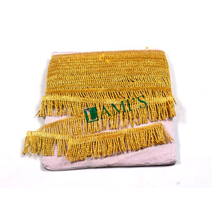 Vente de haute qualité 2023 OEM Bullion Fringe Frange personnalisée En gros Argent Métallique Frange - Product Image 4