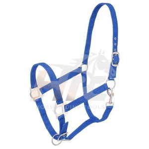 Nylon Webbed Adjustable Halter for Equestrian Use Custom Horse Equine Safe Comfortable Adjustable Breakaway Horse <b>Halters</b> by LCI - Product Image 1
