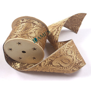 Haute qualité fait à la main Mylar or dentelle garniture personnalisé français tresse torsadé tricoté métallique dentelle décoration affaires en gros - Product Image 4