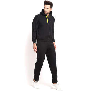 Venta al por mayor personalizado chándal 100% algodón Joggers conjuntos chándal ropa deportiva logotipo personalizado hombres casual chándal - Product Image 2