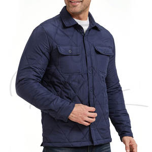 Latest Design <b>Quilted</b> <b>Jacket</b> Men Patchwork <b>Pattern</b> Formal Casual Street Wear Winter Solid Color Breathable Windproof - Product Image 4