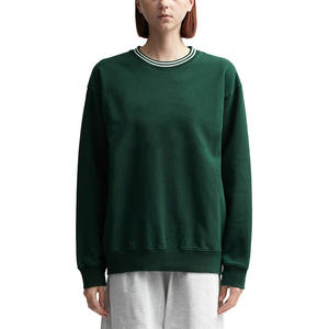 Sudadera de manga larga de gran tamaño para mujer, insignia de lavado ácido, logotipo personalizado, Sudadera con capucha de invierno informal holgada, forro polar de algodón 100% - Product Image 5