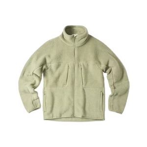 แจ็กเก็ตขนแกะเชอร์ปาแบบเรียบง่ายสำหรับผู้ชายดีไซน์สะอาดผ้ากำมะหยี่ที่เข้ากับเครื่องแต่งกายหรือลุคฤดูหนาว - Product Image 2