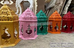 Lampes marocaines sculptées en fibre pour mariage musulman Lampes marocaines FRP pour cabine photo de mariage Lampes marocaines à thème arabe - Product Image 4