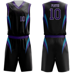 Conjunto de Camiseta y Pantalones Cortos de Baloncesto Atlético, Material Transpirable de Secado Rápido, Uniforme de Equipo de Alta Calidad, Venta al por Mayor - Product Image 6