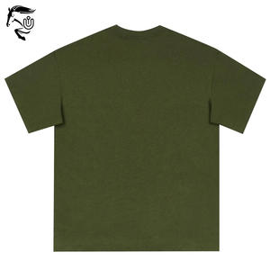 Camiseta de Hombre con Cuello Redondo, Estampado Digital, Informal, 100% Algodón, Felpa, Gruesa, Secado Rápido, Transpirable, Ecológica, con Letras - Product Image 2