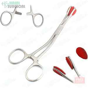 Fórceps de lengua joven aprobados por CE ISO Uso quirúrgico y ginecológico Manual de acero inoxidable de instrumentos quirúrgicos Hasni - Product Image 6