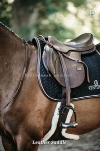 Meilleures ventes de selles de cheval en cuir Selles d'équitation en cuir véritable de styles anglais occidentaux personnalisés Fournisseur en gros tendance 2025 - Product Image 6