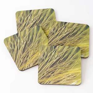 Dessous de verre en bois personnalisés, imprimés par Oem, illustrations colorées, sous-verres personnalisés pour thé, café, décoration de table et accessoires, tapis et serviettes - Product Image 1